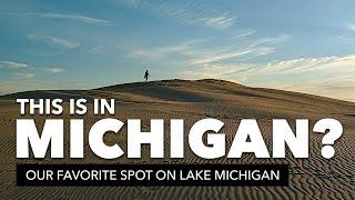 Our favorite Michigan spot on our US van life road trip - Muskegon to Silver Lake Sand Dunes