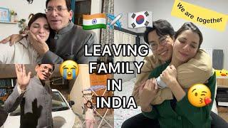 Leaving family in India I am going back to my husband in Korea | We are together again after long