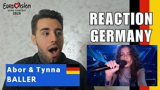 SPANISH REACTS  "BALLER" ABOR & TYNNA | GERMANY EUROVISION 2025 Reaction & Opinion Deutschland