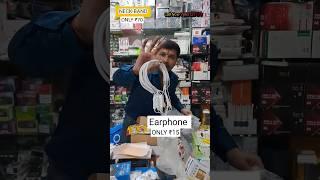Earphone Only ₹15 Mobile accessories wholesale market in delhi & Smart gadgets