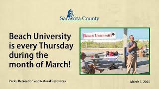 Beach University is every Thursday during the month of March!