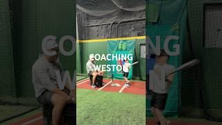 Its pretty awesome coaching Weston in a sport I played for 16 years. I dusted off my old bat as well