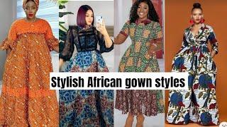 Stylish African gowns collections for beautiful and classy ladies