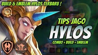 CARA MAIN HYLOS META TERBARU ! BUILD & EMBLEM HYLOS TERKUAT 2024 ! | HYLOS EXP LANE GAMEPLAY