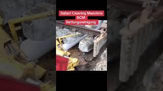 Ballast Cleaner  #foryou#eisenbahn#bahnbau#machine#railway#trackwork#zug#train#trending#technik#fyp