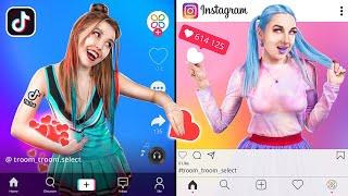 Instagram Girl vs TikTok Girl