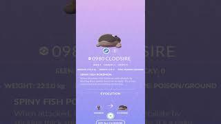 Pokedex: Pokemon GO-Clodsire