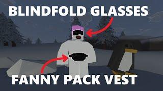 Blindfold Glasses + Fanny pack Vest | Unturned Item Showcase ( A6 Polaris box new items )