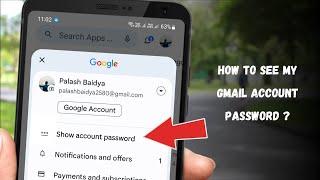 How to know your gmail account password if you forgot