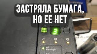 Ошибка error E03 посторонний предмет застряла бумага не печатает