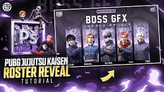 How To Make PUBG Jujutsu Kaisen Roster Reveal Poster | Photoshop Tutorial | Urdu/Hindi | BOSS GFX