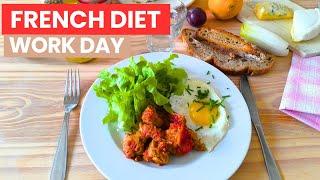 What I Eat in a Day FRENCH WOMAN | French Diet on a Work Day in France