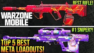 WARZONE Mobile: Top 5 BEST META LOADOUTS To Use! (WARZONE Mobile META)