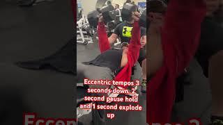 Controlled negatives for size and strength #viral #viralshort #shortvideo #short #gym #fitness ness