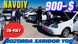 26-MAY NAVOIY MASHINA BOZORI XARIDOR YOQ 900-$