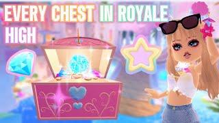 ALL CHESTS In Royale High! Updated 2024! 