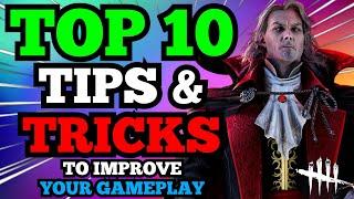 TOP 10 Dracula TIPS & TRICKS TO IMPROVE YOUR GAMEPLAY!!! | Dead by Daylight Castlevania DLC