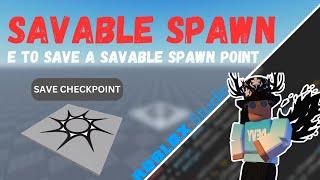 Roblox Studio Tutorial | Savable Spawn Points