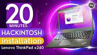 Hackintosh - 20 Minutes Installation of MacOs Monterey on Lenovo ThinkPad x250/x240