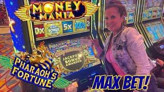 INSANE RUN WITH MULTIPLE JACKPOT BONUSES - Money Mania Pharaoh’s Fortune