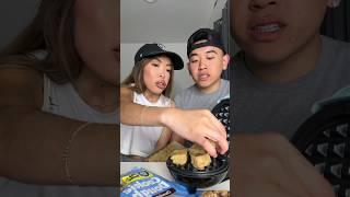 QUICK COOKIES IN A MINI WAFFLE MAKER WITH DAVID