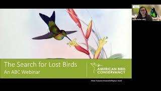 The Search for Lost Birds: An ABC Webinar