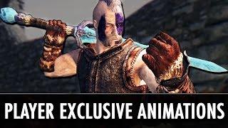 Skyrim Mod: Player Exclusive Animations - FNIS PEA2