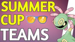 BEST SUMMER CUP TEAMS | TOP PVPOKE POKEMON | Ultra League Teams | Pokemon GO