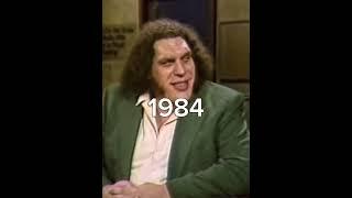 Andre The Giant Evolution 1973 - 1992