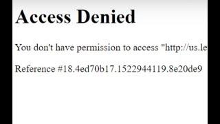 Error: You don't have permission to access "http://www.xxxxxxx.com/" on this server