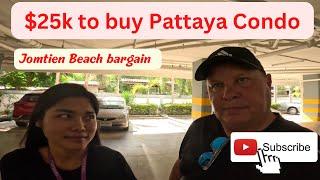 Pattaya Jomtien Beach Condo for Sale 150 metres to Beach