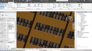 Создание простой крыши в Revit