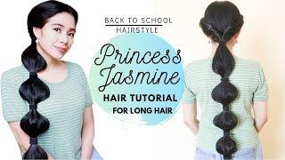 Princess Jasmine Hair Tutorial ( Inspired) From Aladdin -Easy Back To School Hairstyle beautyklove