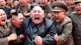 happened 1 hour ago! Kim Jong-un surrendered after North Korean troops were bombarded in Moscow