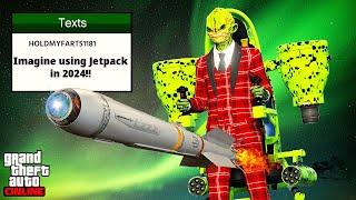 Thruster Jetpack Makes Griefers & Tryhards Rage Quit | GTA Online