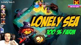 ОДИНОКОЕ МОРЕ \ ТОП СОСТАВ И 20 СЕК ЗАПАСА \ LONELY SEA 100 FARM \ \ БИТВА ЗАМКОВ \ CASTLE CLASH