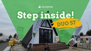 Avrame DUO 57 | A-frame House Building & Walkthrough in Prague, Czech Republic