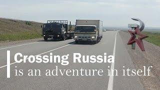 ep1 Russia motorcycle traffic | riding a motorcycle here is an adventure in itself