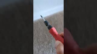 perfectly screwing in a screw #asmr
