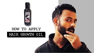 BEARDO : How To Apply Hair Growth Oil