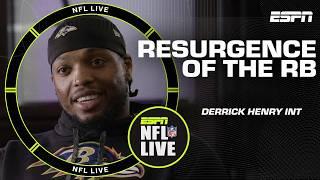 Resurgence of the RB: Derrick Henry’s first year success with the Ravens | NFL Live