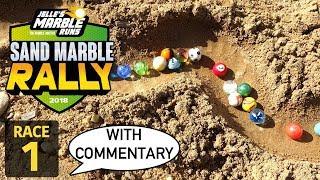 Jelle's Marble Runs: Sand Marble Rally 2018 - Race 1