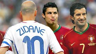 Cristiano Ronaldo und Luis Figo werden diese demütigende Leistung von Zinedine Zidane nie vergessen