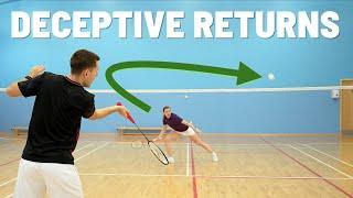 The 3 BEST Deceptive Returns Of Serve In Badminton