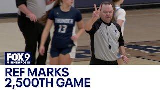 Minnesota high school ref celebrates major milestone