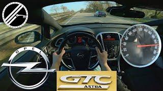 Opel Astra J GTC 1.6 Turbo 170 PS Top Speed Drive German Autobahn With No Speed Limit POV