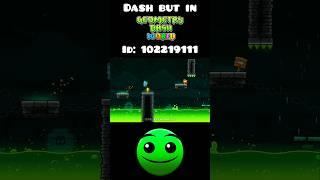 DASH but in GD World be like   #geometrydash #trending #robtop #feedshorts #fyp