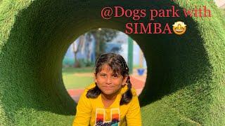 At dogs park with SIMBA || Play time || Apple The Explorer