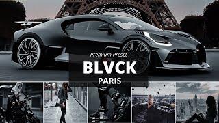 BLVCK PARIS Presets - Lightroom Mobile Presets DNG | Black Tone Preset | Black Preset