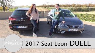 DUELL: 2017 Seat Leon gegen 2017 Seat Leon ST / Diesel gegen Benziner - Autophorie